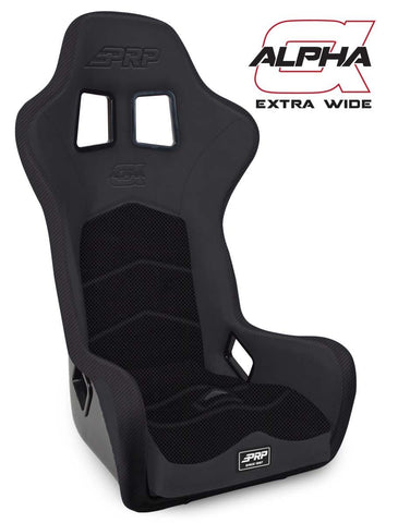 Alpha Composite Seat  Extra Wide  Black