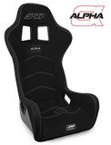 Alpha Composite Seat  Extra Wide  Black & Black Cloth