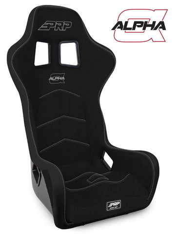 Alpha Composite Seat  Extra Wide  Black & Black Cloth