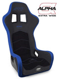 Alpha Composite Seat  Extra Wide  Black & Blue