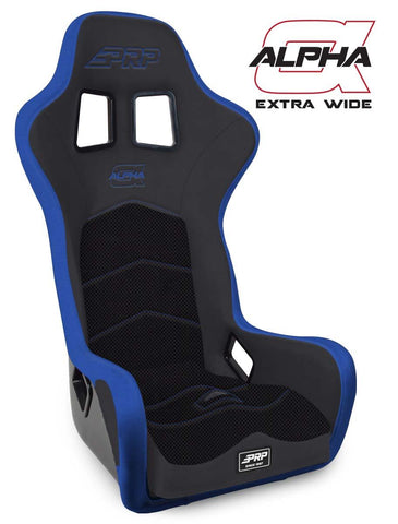 Alpha Composite Seat  Extra Wide  Black & Blue