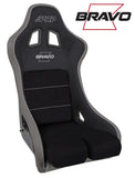 Bravo Composite Seat  Black & Grey