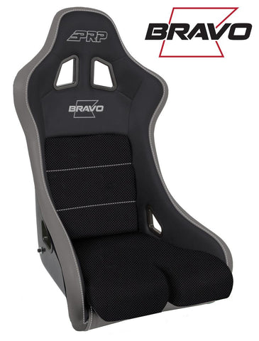 Bravo Composite Seat  Black & Grey