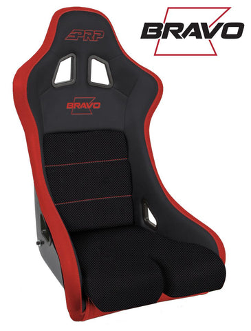 Bravo Composite Seat  Black & Red