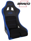 Bravo Composite Seat  Black & Blue