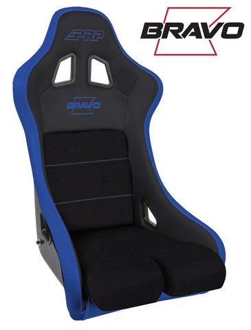 Bravo Composite Seat  Black & Blue