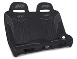 RST Quick Release Rear Suspension Bench Seat For Polaris RZR PRO XP4  PRO R4  Turbo R4  Black & Grey