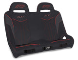 RST Quick Release Rear Suspension Bench Seat For Polaris RZR PRO XP4  PRO R4  Turbo R4  Black & Red