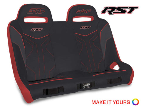 RST Rear Suspension Bench Seat For Polaris RZR XP4 1000  XP4 Turbo  XP4 Turbo S - Custom