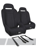 GT/S.E. Suspension Seats Kit For Polaris RZR PRO XP  PRO R  Turbo R  PRO S (Pair)  Black
