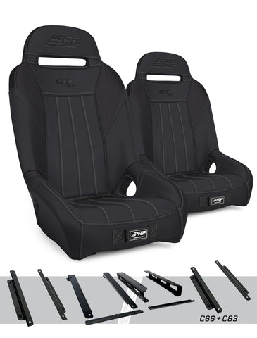 GT/S.E. Suspension Seats Kit For Can-Am Maverick X3 (Pair)  Black