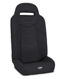 GT3 Fold Flat Rear Suspension Seats For Polaris RZR PRO XP4  PRO R4  Turbo R4 (Pair)  Black