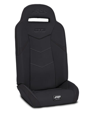 GT3 Fold Flat Rear Suspension Seats For Polaris RZR PRO XP4  PRO R4  Turbo R4 (Pair)  Black