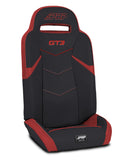 GT3 Fold Flat Rear Suspension Seats For Polaris RZR PRO XP4  PRO R4  Turbo R4 (Pair)  Red