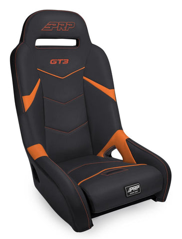 GT3 Suspension Seat  Black And Orange