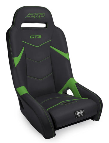 GT3 Suspension Seat  Black And Green
