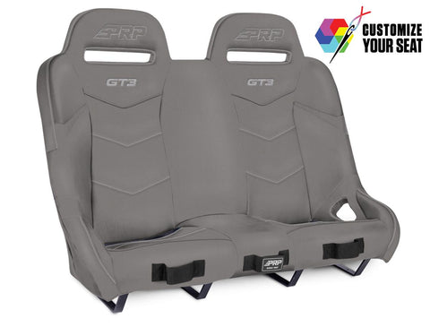 GT3 Quick Release Rear Suspension Bench Seat For Polaris RZR PRO XP4  PRO R4  Turbo R4 - Custom