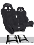 XCR Suspension Seats Mount & Slider Kit For Can-Am Maverick X3 & Maverick R (Pair)   Black