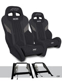 XCR Suspension Seats Mount & Slider Kit For Can-Am Maverick X3 & Maverick R (Pair)   Black & Grey