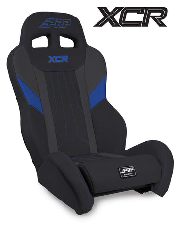 XCR Rear Suspension Seat  Black & Blue