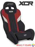 XCR 1" Extra Wide Suspension Seat For Polaris RZR S 900  XP 1000  Turbo  Turbo S  PRO XP  PRO R  PRO S  Turbo R; Can-Am Maverick X3  Maverick R - Custom