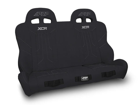 XCR Quick Release Rear Suspension Bench Seat For Polaris RZR PRO XP4  PRO R4  Turbo R4  Black