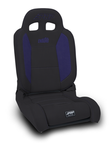 EnduroDaily Reclining Suspension Seat  Black & Purple Vinyl  Driver