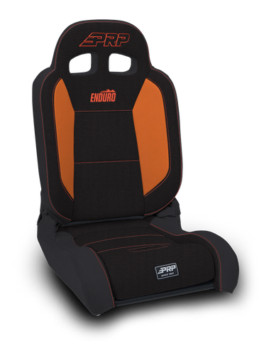 EnduroDaily Reclining Suspension Seat  Black & Orange Tweed  Driver