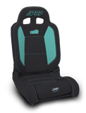 EnduroDaily Reclining Suspension Seat  Black & Teal Vinyl  Passenger