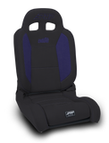 EnduroDaily Reclining Suspension Seat  Black & Purple Vinyl  Passenger