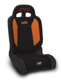 EnduroDaily Reclining Suspension Seat  Black & Orange Tweed  Passenger