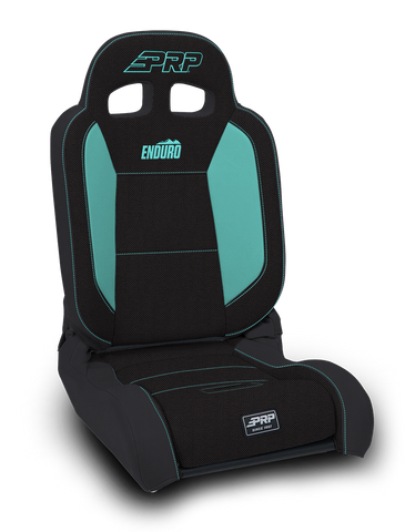 EnduroDaily Reclining Suspension Seat  Black & Teal Tweed  Passenger