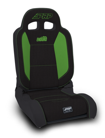 EnduroDaily Reclining Suspension Seat  Black & Green Tweed  Passenger
