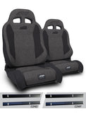 Enduro Elite Suspension Seat - Trek Edition  Kit For 03-06 Jeep Wrangler TJ (Pair)  Grey