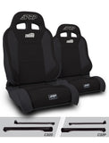 Enduro Elite Suspension Seat - Trek Edition  Kit For Jeep Wrangler CJ7/YJ (Pair)  Black