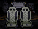 Enduro Elite Suspension Seat - Trek Edition  Kit For Jeep Wrangler CJ7/YJ (Pair)  Grey