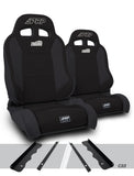 Enduro Elite Suspension Seat - Trek Edition  Kit For 95-01 Jeep Cherokee XJ (Pair)  Black