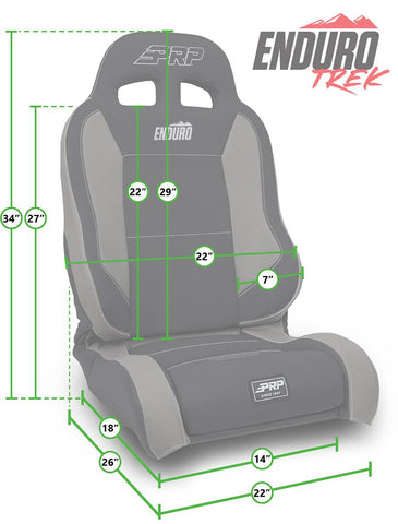 EnduroTrek Reclining Suspension Seat  Driver
