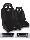 Enduro Elite Suspension Seat - Crawl Edition  Kit For 97-02 Jeep Wrangler TJ (Pair)  Black