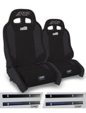 Enduro Elite Suspension Seat - Crawl Edition  Kit For 03-06 Jeep Wrangler TJ (Pair)  Black