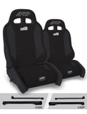 Enduro Elite Suspension Seat - Crawl Edition  Kit For Jeep Wrangler CJ7/YJ (Pair)  Black