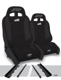 Enduro Elite Suspension Seat - Crawl Edition  Kit For 95-01 Jeep Cherokee XJ (Pair)  Black