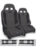 Enduro Elite Suspension Seat - Crawl Edition  Kit For Jeep Wrangler JK/JKU (Pair)  Grey