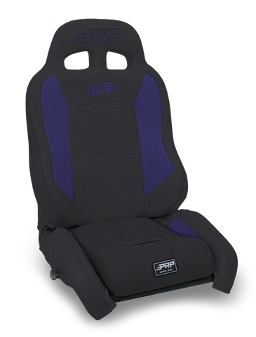 EnduroCrawl Reclining Suspension Seat  Black & Purple Vinyl  Passenger