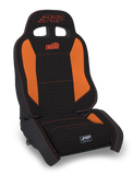 EnduroCrawl Reclining Suspension Seat  Black & Orange Tweed  Passenger