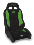 EnduroCrawl Reclining Suspension Seat  Black & Green Tweed  Passenger