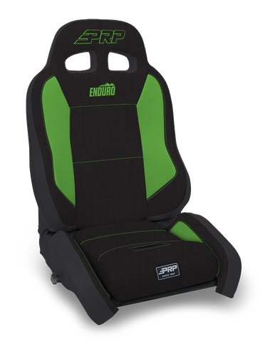 EnduroCrawl Reclining Suspension Seat  Black & Green Tweed  Passenger