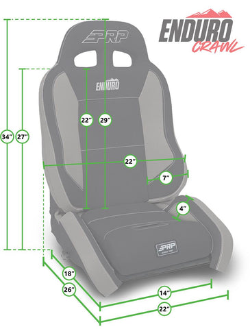 EnduroCrawl Reclining Suspension Seat  Passenger