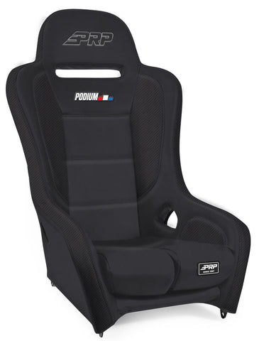 Podium Elite Suspension Seat; Black Vinyl