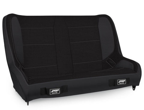 Elite Series Rear Bench For Jeep CJ-7/Wrangler YJ; Black